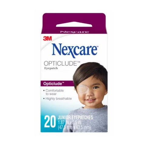 Nexcare, Opticlude Orthoptic Eye Patches, Junior 20 Units