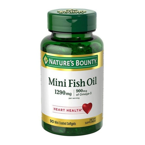 Nature's Bounty, Fish Oil Omega-3, 1290 mg, 90 caps