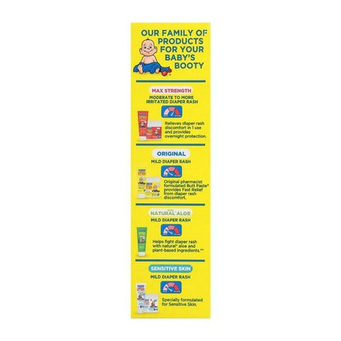 Boudreaux, Butt Paste Diaper Rash Ointment Tube, 4 oz
