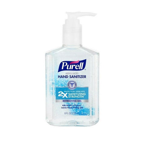 Purell, Advanced Hand Sanitizer Gel With Pump, Original 8 oz