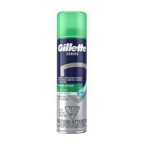 Gillette, Series Shave Gel Sensitive Skin, 7 oz