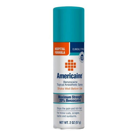 Americaine, Benzocaine Topical Anesthetic First Aid Spray, 2 oz