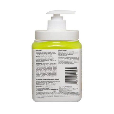 Profoot, Heel Rescue Superior Moisturizing Foot Cream, 16 Oz