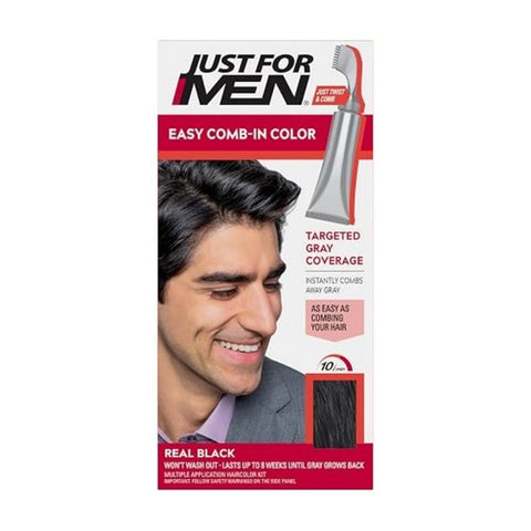 Just For Men, Autostop Haircolor, Real Black 1 each