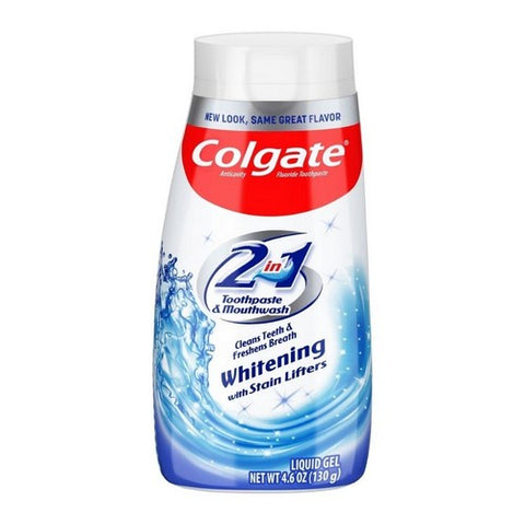 Colgate, 2 In 1 Toothpaste & Mouthwash Whitening, 4.6 oz
