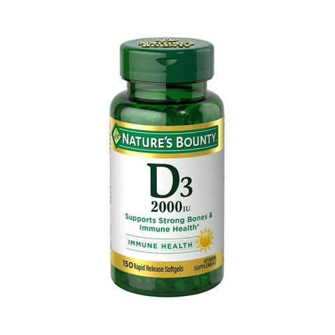 Nature's Bounty, Super Strength D3, 2000 IU, 150 Count
