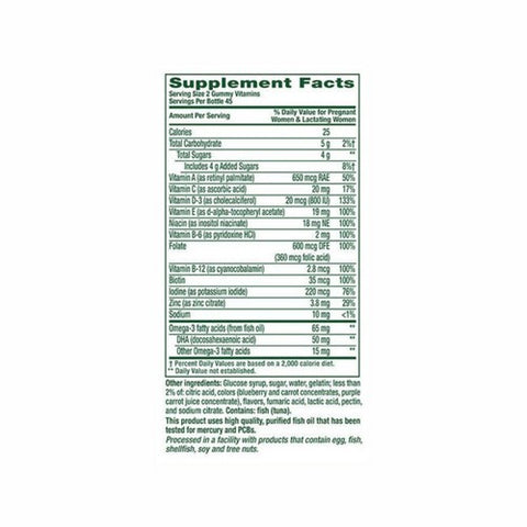 Vitafusion, Prenatal Dha And Folic Acid Gummy Vitamins, 90 each
