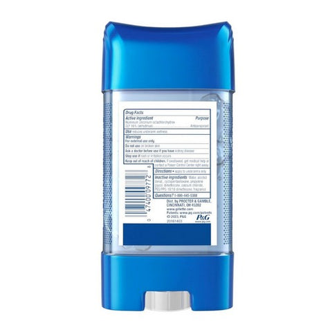 Gillette, Anti-Perspirant Deodorant Clear Gel Cool Wave, 4 oz