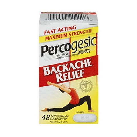 Percogesic, Backache Relief Caplets, 48 caplets