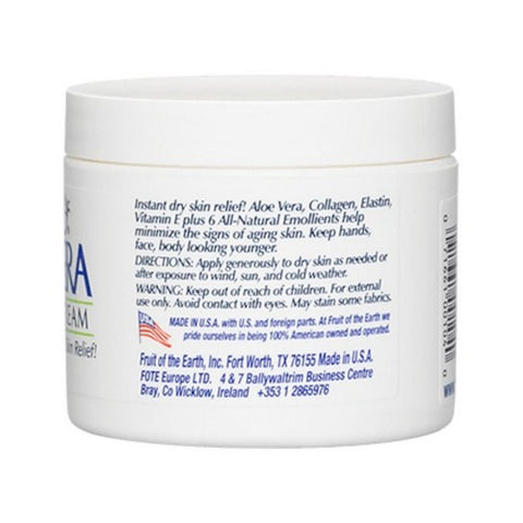 Fruit Of The Earth, Aloe Vera Skin Care Cream, 4 oz