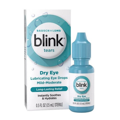 Blink, Lubricating Eye Drops For Mild Moderate Dry Eye, 0.5 oz