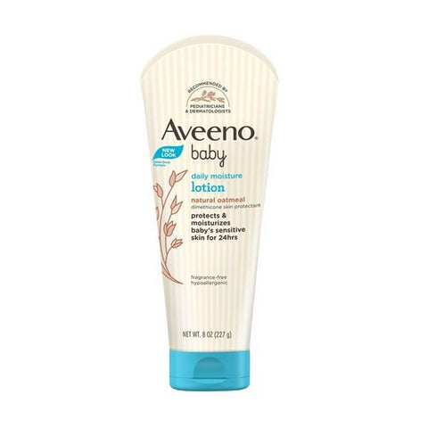 Aveeno, Baby Daily Moisture Lotion, Fragrance Free 8 oz