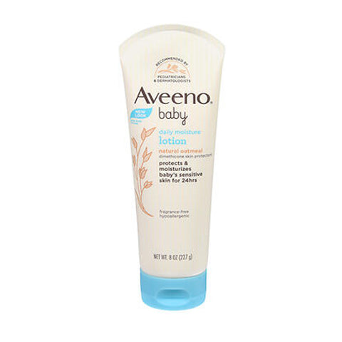 Aveeno, Baby Daily Moisture Lotion, Fragrance Free 8 oz