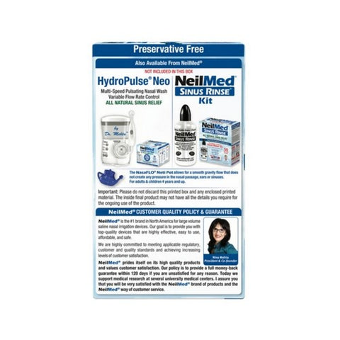 Neilmed, Nasaflo Unbreakable Neti Pot With Premixed Packets, 1 each