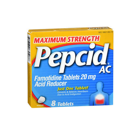 Pepcid, Ac Maximum Strength Acid Reducer, 8 tabs