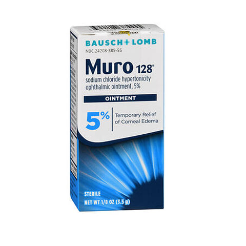 Bausch + Lomb, Bausch and Lomb Muro 128 5% Ointment, 0.12 oz