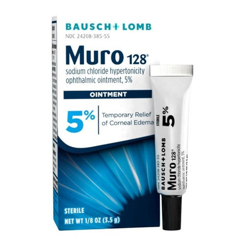 Bausch + Lomb, Bausch and Lomb Muro 128 5% Ointment, 0.12 oz