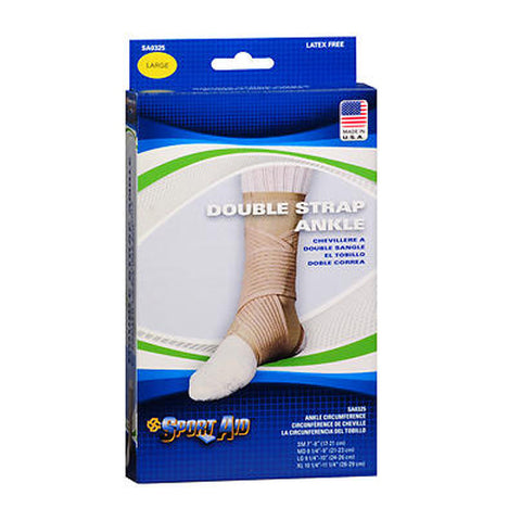 Sport Aid, Double Strap Ankle Support, Large each