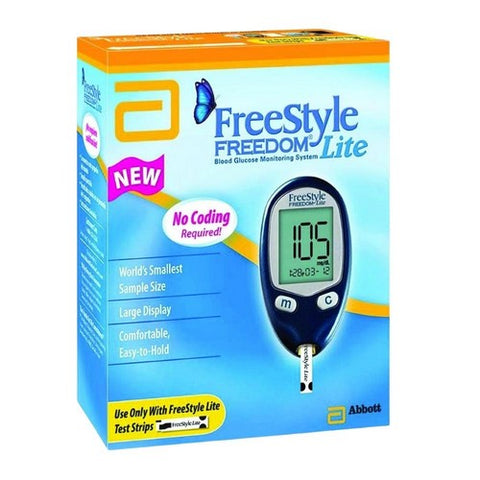 Freestyle, Freedom Lite Blood Glucose Monitoring System, 1 each