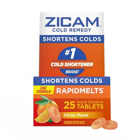 Emerson Healthcare Llc, Zicam Cold Remedy Rapidmelts, Cherry 25 tabs