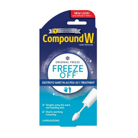 Med Tech Products, Compound W Freeze Off Wart Removal System, 8 each