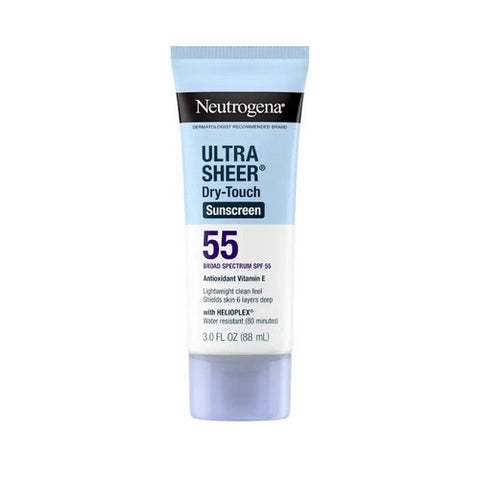 Neutrogena, Ultra Sheer Dry-Touch Sunscreen Lotion Spf 55, 3 oz