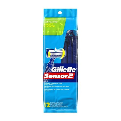 Gillette, Sensor 2 Disposable Razors, 12 each