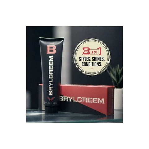 Brylcreem, 3 In 1 Hair Cream Shining Styling and Conditioning for Men, Original 5.5 oz