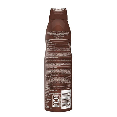Hawaiian Tropic, Dry Oil Continuous Spray, 6 oz