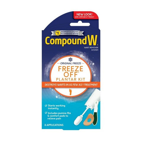 Med Tech Products, Compound W Freeze Off Plantar Wart Removal System Disposable Applicators, 8 each