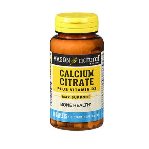 Mason, Calcium Citrate Caplets With Vitamin D, 60 tabs