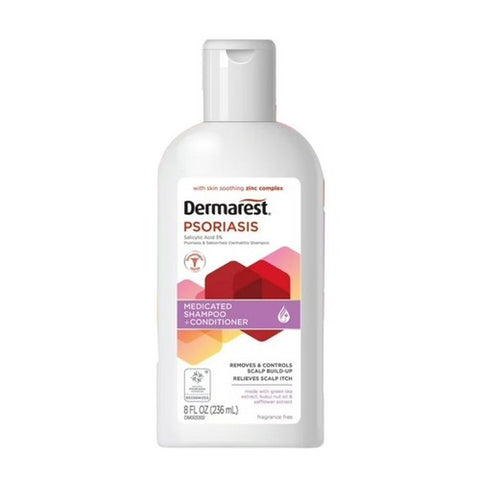 Dermarest, Psoriasis Medicated Shampoo Plus Conditioner, 8 oz