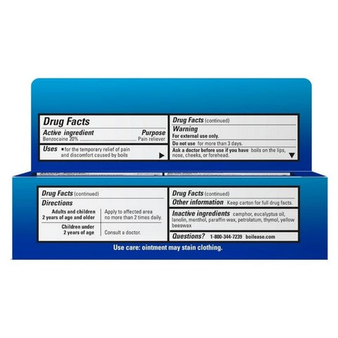 Boil-Ease, Pain Relieving Ointment Maximum Strength, 1 oz