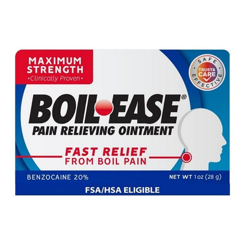 Boil-Ease, Pain Relieving Ointment Maximum Strength, 1 oz