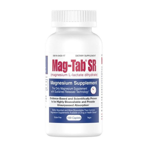Mag-Tab, Mag Tab Sr Magnesium Supplement, 100 tabs