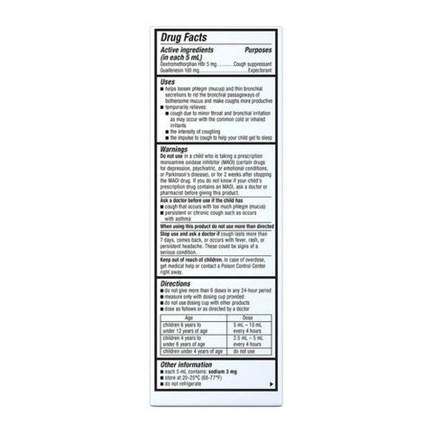 Airborne, Mucinex Childrens Cough Liquid, Cherry Flavor 4 oz