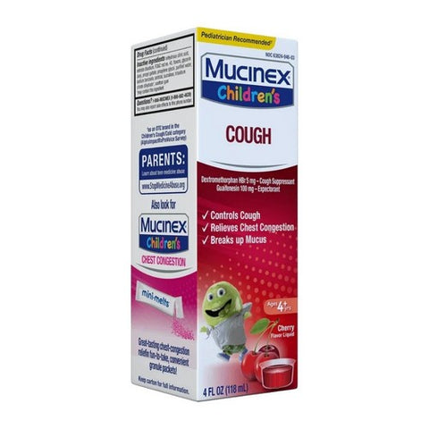 Airborne, Mucinex Childrens Cough Liquid, Cherry Flavor 4 oz