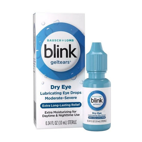 Blink, Gel Tears Lubricating Eye Drops Moderate-Severe Dry Eye, 10 ml