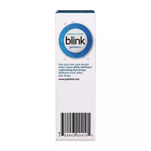 Blink, Gel Tears Lubricating Eye Drops Moderate-Severe Dry Eye, 10 ml