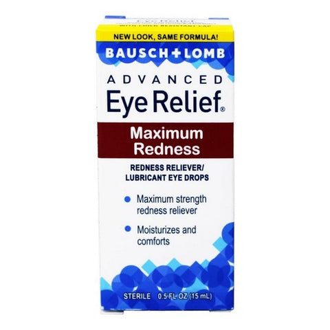 Bausch + Lomb, Bausch And Lomb Advanced Eye Relief Redness Reliever Lubricant Drops, 0.5 oz
