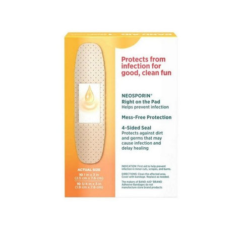 Band-Aid, Adhesive Bandages Antibiotic Extra Large, 8 each