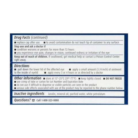 Bausch + Lomb, Bausch And Lomb Muro 128 5% Sterile Ophthalmic Eye Ointment, 2 pack