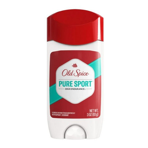 Old Spice, High Endurance Antiperspirant/Deodorant Invisible Solid, Pure Sport 3 oz
