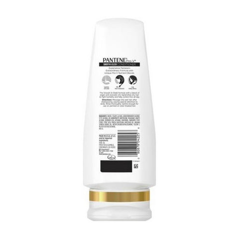 Pantene, Pro-V Smooth & Sleek Finishing Conditioner, 12 Oz