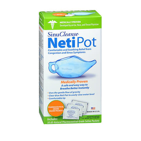 Sinucleanse, Neti Pot All Natural Nasal Wash System Kit, each