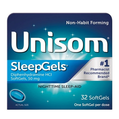 Unisom, Sleep Gels Nighttime Aid, 32 SoftGels