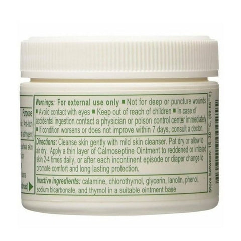Calmoseptine, Diaper Rash Ointment Jar, 2.5 oz