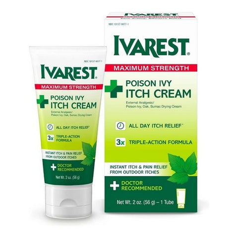 Ivarest, Poison Ivy Itch Relief Cream Maximum Strength, 2 oz