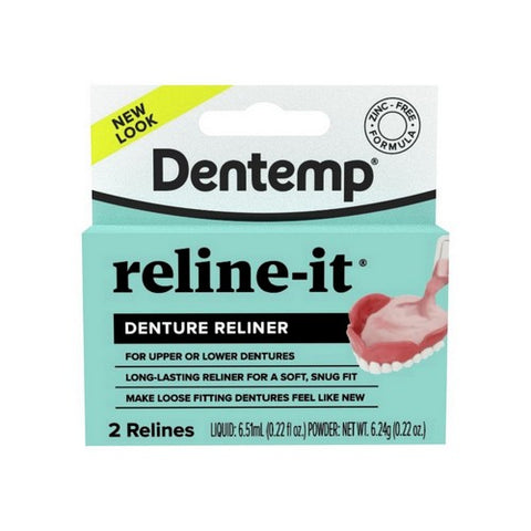 Kendall, D.O.C. Reline-It Denture Reliners, 2 each
