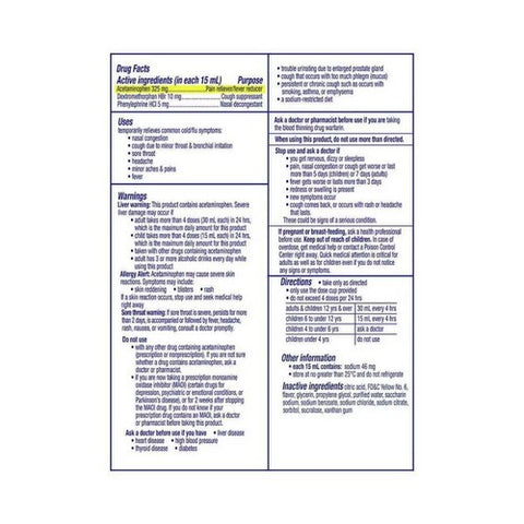 Vicks, Dayquil Cold Flu Multi-Symptom Relief Liquid, 8 oz